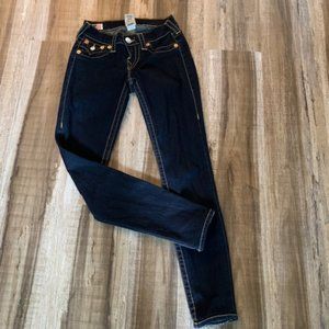 True Religion Misty; Dark Wash Sz 24